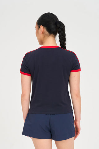 RINGER TEE/CONVERT NAVY