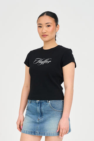 MINI TEE 185/PEARLY WHITES BLACK