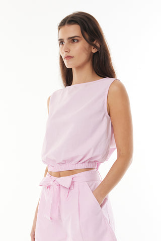 LIN-IN LOUNGE TOP MELLOW PINK
