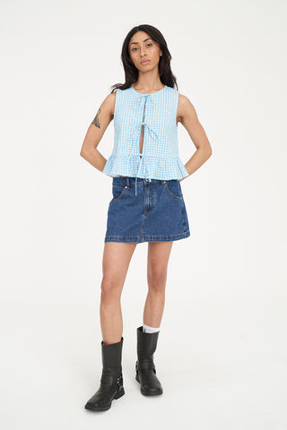 CATALINA BOW TOP BLUE/CHALK