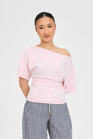MISSY JERSEY TOP PRETTY PINK