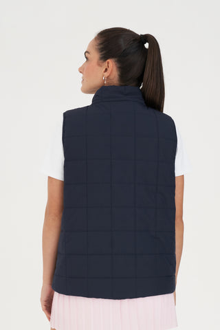 WOMENS DRIVER VEST NAVY