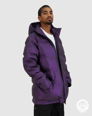 MENS OVERSIZE SUPERDOWN JKT PURPLE