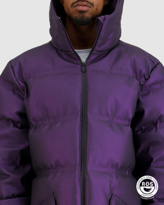 MENS OVERSIZE SUPERDOWN JKT PURPLE