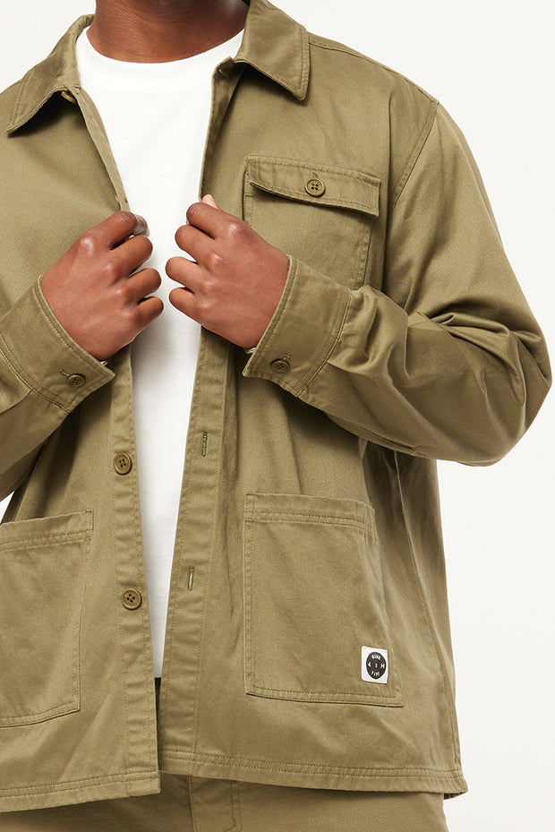 9 TO 5 CHORE JKT OLIVE