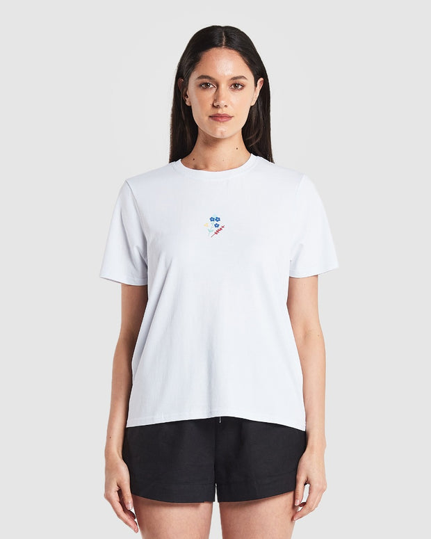 WMNS STELLA TEE/BLOOMING WHITE